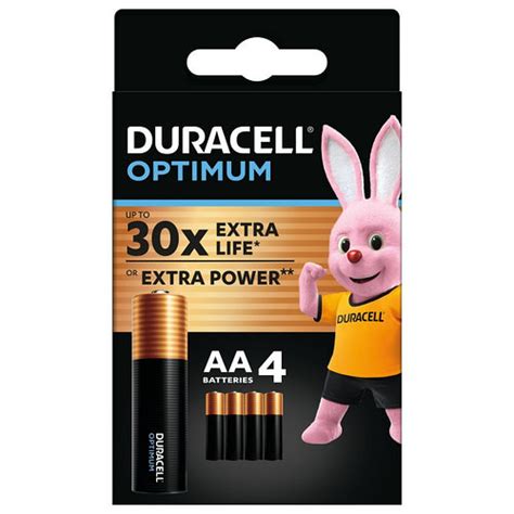 Baterie Alcalina Duracell Optimum R6 Aa 4 Buc Blister Id 90176694