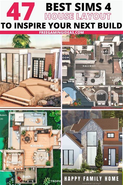 45 Easy Sims 4 House Layouts To Try This Year Sims 4 Floor Plans Artofit