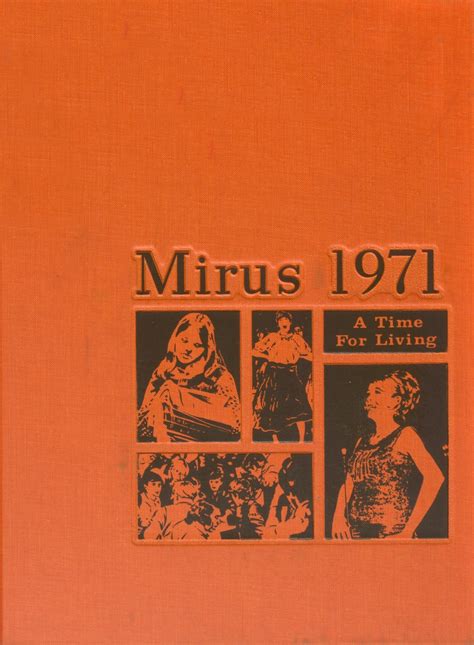 1971 Yearbook From Miamisburg High School From Miamisburg Ohio