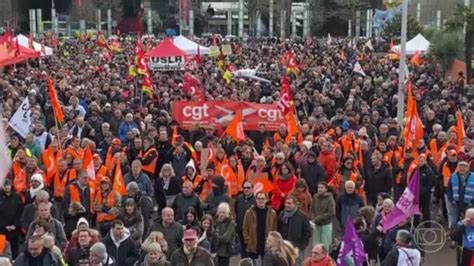 França Tem Dia De Protestos Contra Reforma Da Previdência Jornal Nacional G1