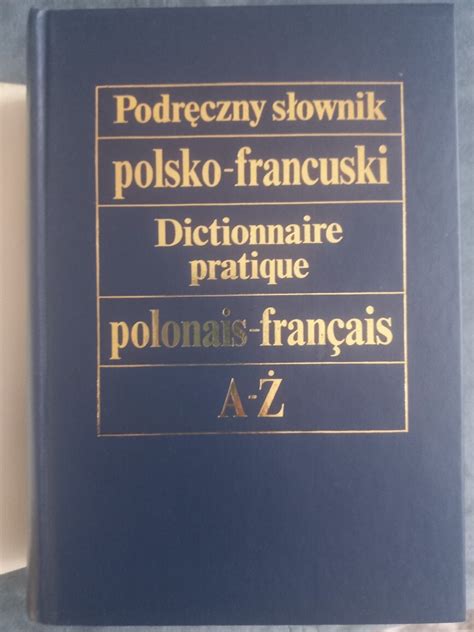 Słownik polsko francuski i francuski polski Swarzędz Kup teraz na