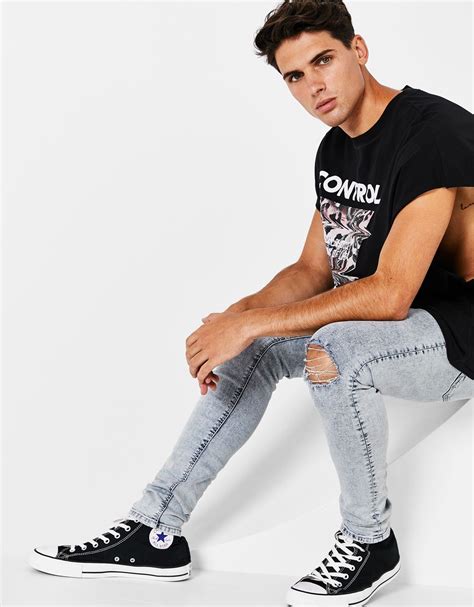 Venta Bershka Vaqueros Cortos Hombre En Stock