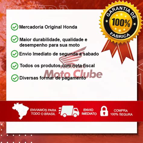 Presilha Fixação Carenagem Original Honda 90666SDAA01