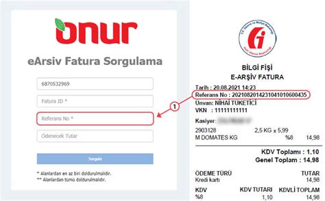 E Arşiv Fatura Sorgulama