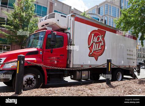 Jack and Jill ice cream delivery truck - USA Stock Photo - Alamy