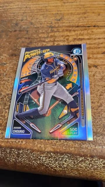 2024 BOWMAN BASEBALL Cromato Prospect Power Up Jackson Chourio PP 6