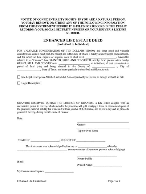 Printable Lady Bird Deed Florida Form Printable Forms Free Online