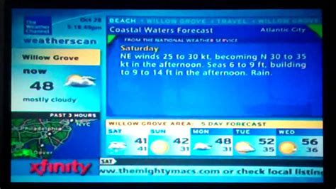 Xfinity Weatherscan Intellistar Local Weather Channel