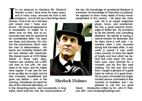 Canon Characters - SHERLOCK HOLMES SOCIETY