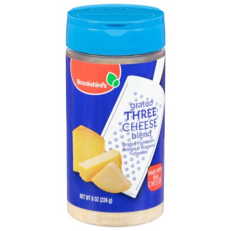 Brookshire S Three Cheese Blend Grated Brookshire S