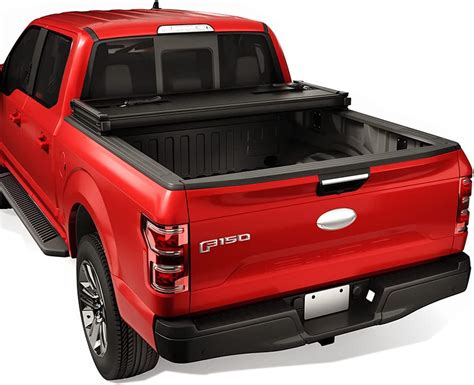 Amazon CARMOCAR Hard Tri Fold Truck Bed Tonneau Cover 2022 2023