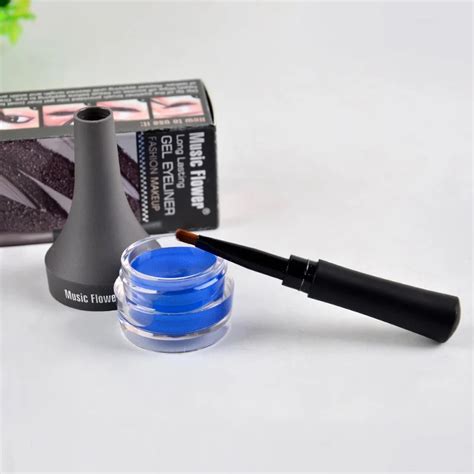 Buy Waterproof Eyeliner Gel Makeup Eye Liner With Brush 24 Hours Long Lasting