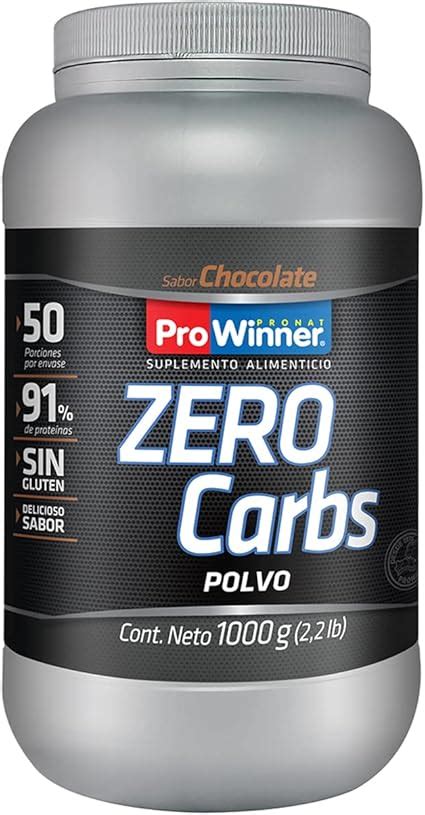 ProWinner Proteína sin carbohidratos ZERO CARBS CHOCOLATE 1000 G