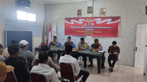 Pemerintah Desa Sindangheula Bei Pelatihan Linmas Menjelang Pelaksanaan