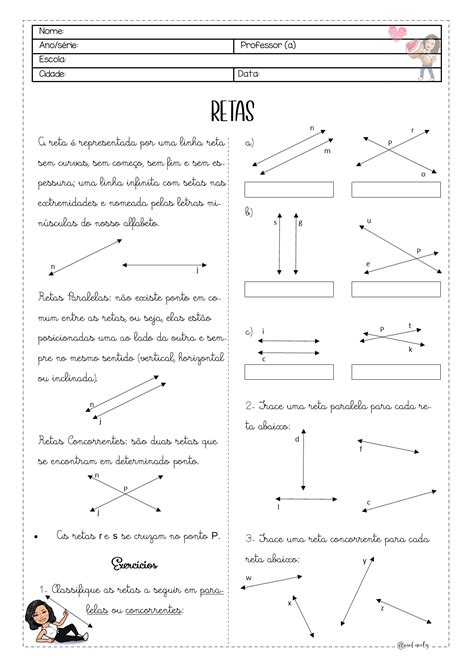 Atividades Retas Paralelas E Concorrentes O Ano Acessaber Roaredu