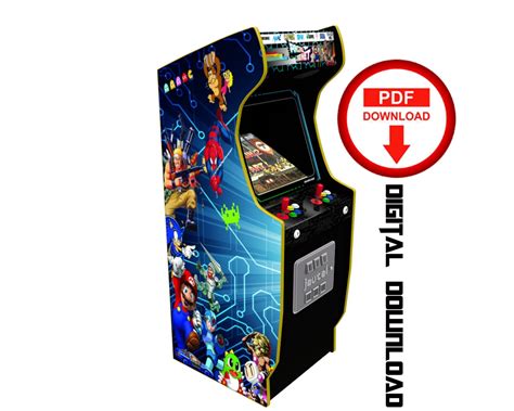 Multicade Arcade Cabinet Machine Artwork Graphics Vinyl - Etsy Canada