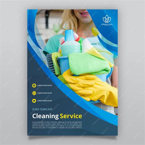 Cleaning Service Flyers Free Template