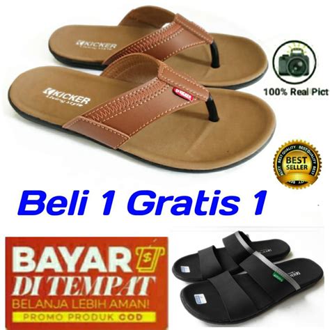 DISKON BESAR 10 Pilihan TERMURAH Sandal Pria Slip On Rebook