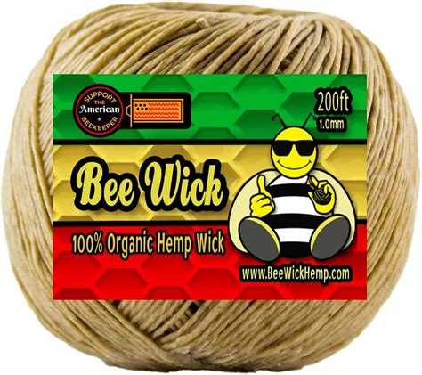 Amazon Bee Wick Hemp Ft Of Organic Hemp Wick Made With