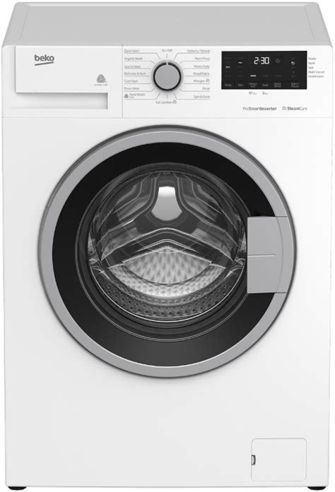 BEKO Laundry Pair with a 24 Inch Front Load Washer with 1.95 Cu. Ft. Capacity and a 24 Inch ...