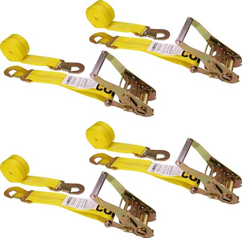 Us Cargo Control Ratchet Straps With Snap Hooks 2 Inch X 8