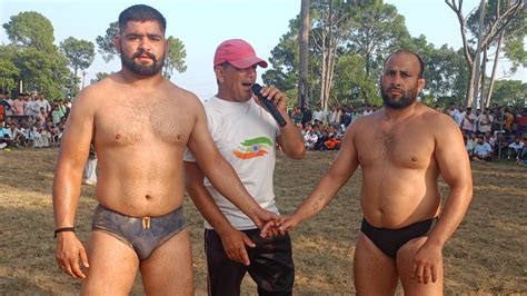 Murad Ali Nagrota V S Sahil Sharma Reasi Kushti Dangal Akhnoor Km