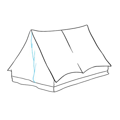 How To Draw A Tent Really Easy Drawing Tutorial