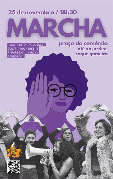 Marcha pelo fim da violência contra as mulheres e raparigas 16 Dias