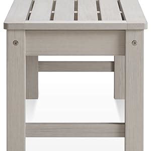 Amazon Psilvam Outdoor Bench Two Person Poly Lumber Porch Bench