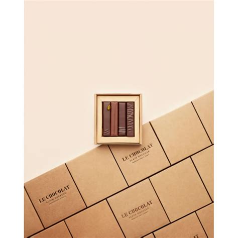 Le Chocolat Alain Ducasse Double Bites 4 Pieces Box Of Luxury French Chocolate Le Chocolat