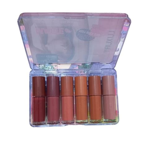 Pack Of 6 8 Matte Lip Gloss Nude Red Liquid Lipstick Daraz Pk