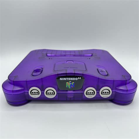 NEW Nintendo 64 N64 Limited Clear Light Purple Custom Console Only Funtastic | eBay