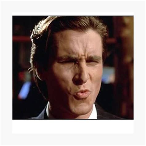 Patrick Bateman Oof Nice Meme American Psycho Photographic Print