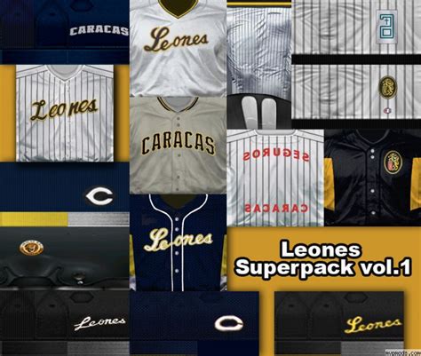 Leones del Caracas Superpack vol.1 - Uniforms - MVP Mods