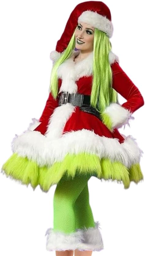 Brableewear Mrs Claus Costume For Adult Women Santa Claus