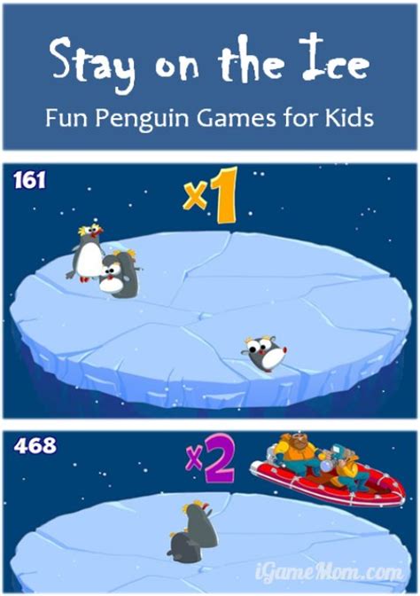 Fun Penguin Game for kids - Stay on the Ice