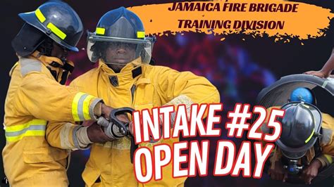 Jamaica Fire Brigade Training Open Day Intake 25 Youtube