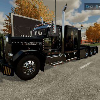 Bones Peterbilt 389 Heavy Truck V1 0 FS22 Mod Farming Simulator 22 Mod