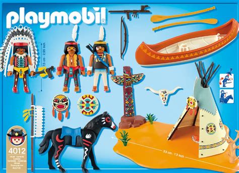 PLAYMOBIL 4012 SuperSet Native American Camp SuperSets GREAT GIFT