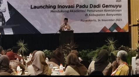 Percepat Pengentasan Kemiskinan Pj Bupati Launching Inovasi Padu Dadi