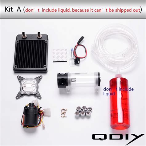 Desktop Computer Water Cooling Parts Water-cooled accessories 120A ...