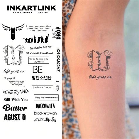 INKARTLINK Revolutionary Technology Tattoo, Semi-Permanent Tattoo, Realistic Tattoo, Lettering ...