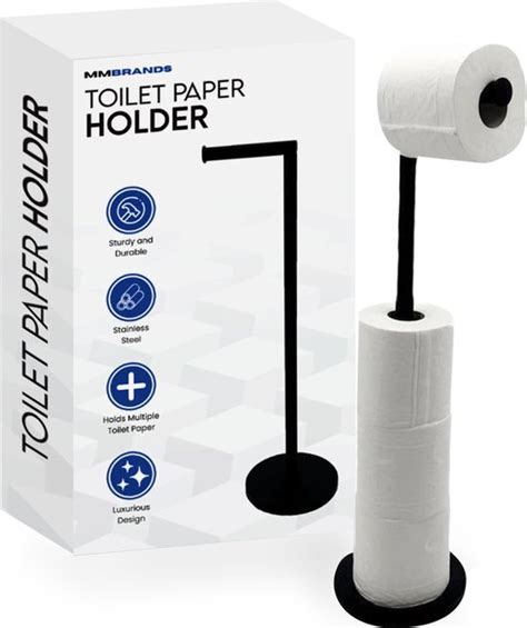 MM Brands WC Rolhouder Toiletrol Houder Staand WC Papier