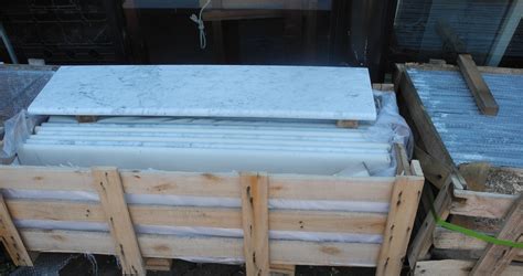 Carrara Marble Bullnose Step Tread Chippendale Restorations