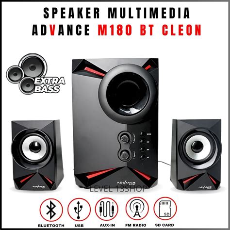 New Speaker Advance Speaker Aktif Bluetooth Portable M Bt Cleon