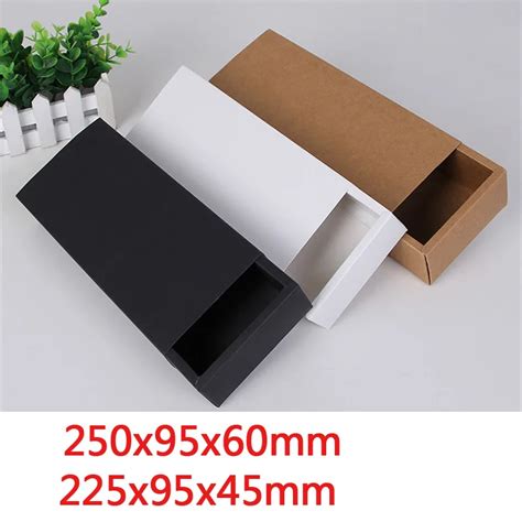 20set Kraft Paper Rectangle Drawer Box Tea Container Gift Packing Boxes