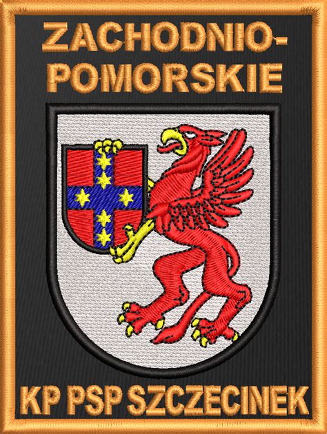 Emblemat haftowany PSP Sklep strażacki Sprzęt Poż