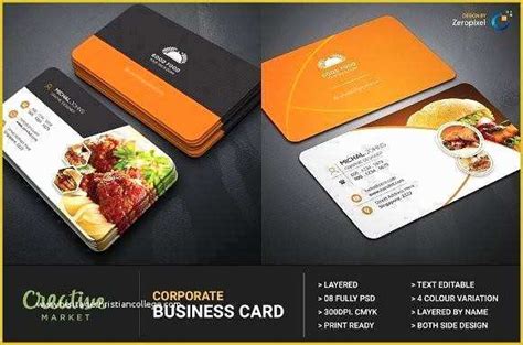 Catering Business Cards Templates Free Of Catering Business Cards ...