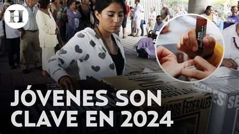 Voto juvenil clave en elecciones jóvenes en México representan más