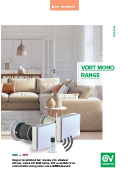 Vortice VMC Residencial Vort HRW Mono Evo